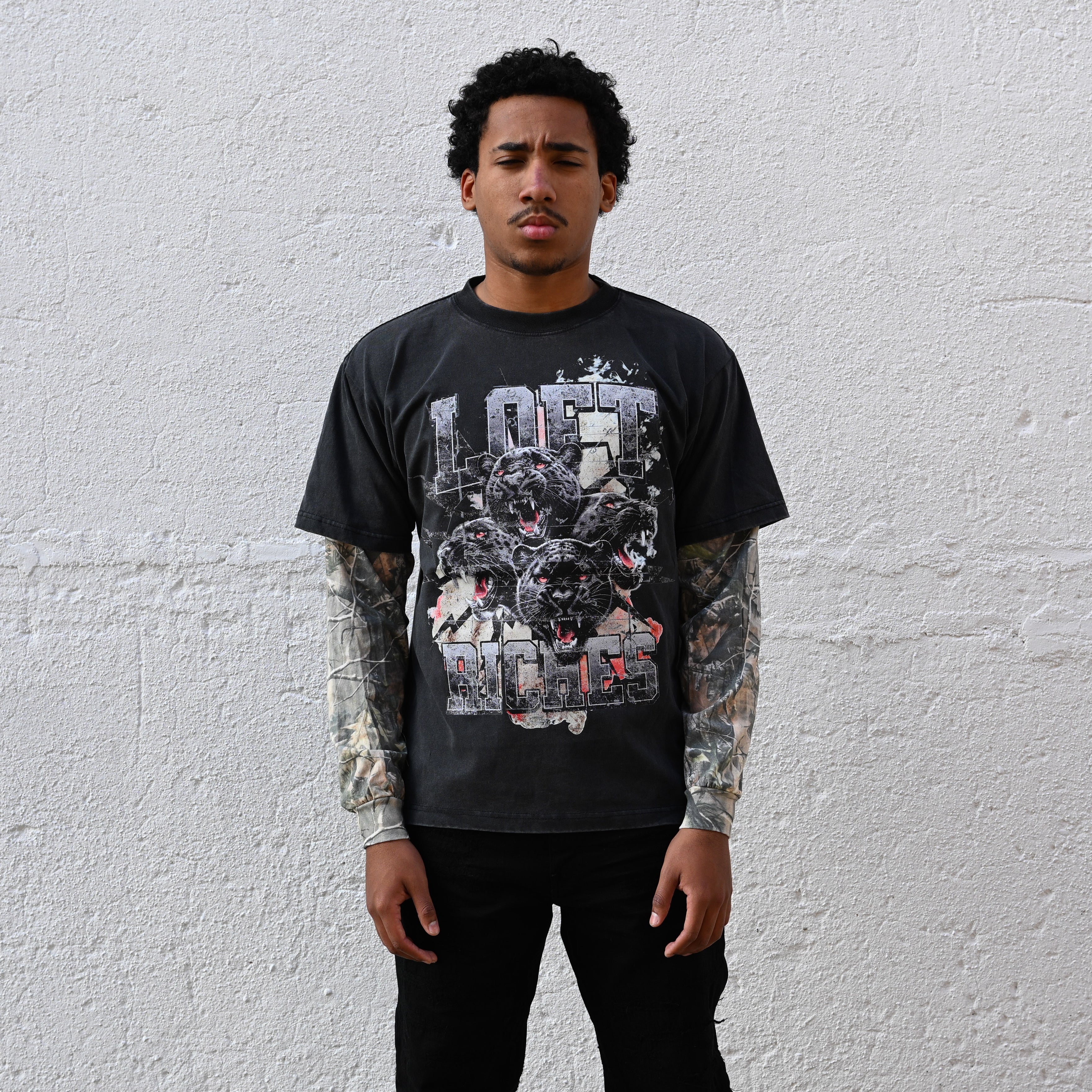 Hunter Panther Long Sleeve Camo T